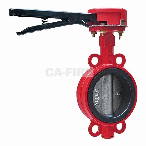 Fire Signal Valve Wafer Grooved Type Fire Valve System