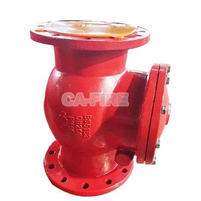 CA-FIRE Flanged Swing Check Valve PN16 ڈکٹائل آئرن